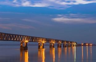 Prime Minister Narendra Modi,Prime Minister Narendra Modi BJP,Bogibeel,Bogibeel bridge,Bogibeel Road-cum-Rail bridge,Brahmaputra river,Brahmaputra tributary,dibrugarh