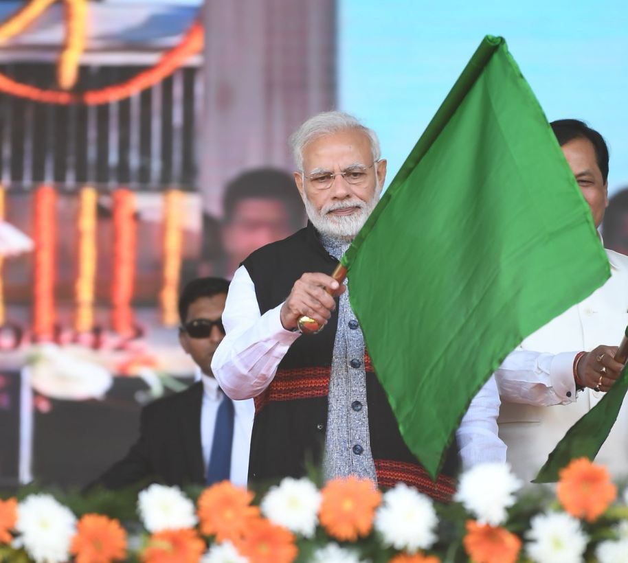Bogibeel Road-cum-Rail Bridge Inauguration Prime Minister Narendra Modi,Prime Minister Narendra Modi BJP,Bogibeel,Bogibeel bridge,Bogibeel Road-cum-Rail bridge,Brahmaputra river,Brahmaputra tributary,dibrugarh