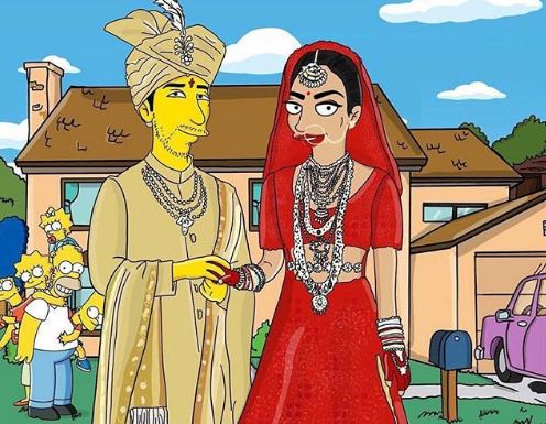 NickYanka Featured On Simpsons Priyanka Chopra,Priyanka Chopra Simpsons,Priyanka Chopra Nick Jonas,Priyanka chopra wedding,Priyanka Chopra nick jonas wedding,nick jonas,Nick Jonas wedding,Nick Jonas wife,Simpsons