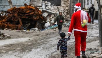 Christmas,Christmas 2018,christmas celebrations,Christmas traditions,Iraq,Iraqi liberation of Mosul,Mosul Iraq,Mosul battle ISIS,Santa Claus