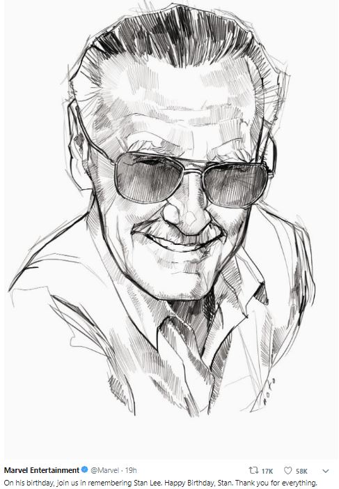 Stan Lee's 96th Birth Anniversary Stan lee,Stan Lee death,Stan Lee age,stan lee cameo,Marvel,Marvel studios,Marvel Cinematic Universe,Spiderman stan lee