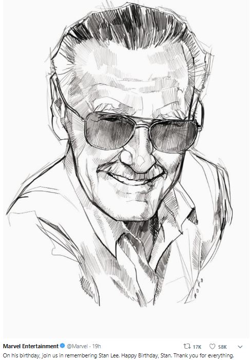 Fans pay tribute to the legendary writer Stan Lee on his 96th birth ...