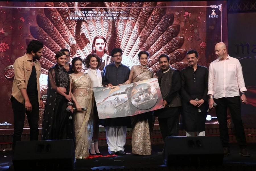 Manikarnika Audio Launch Manikarnika,Manikarnika: The Queen of Jhansi,Manikarnika: Queen of Jhansi,Manikarnika audio launch,Kangana Ranaut,Kangana Ranaut manikarnika,ankita lokhande,ankita lokhande manikarnika,Ankita Lokhande Jhalkari Bai,Zeeshan Ayyub,Shankar-Ehsaan-Loy