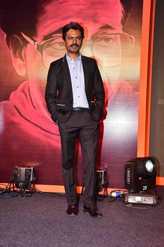 'Thackeray' Music Launch Nawazuddin Siddiqui,Nawazuddin Siddiqui thackeray,Amrita Rao,Shiv Sena,Shiv Sena chief Uddhav Thackeray,shiv sena in maharashtra,Uddhav Thackeray,Thackeray movie,Thackeray music launch