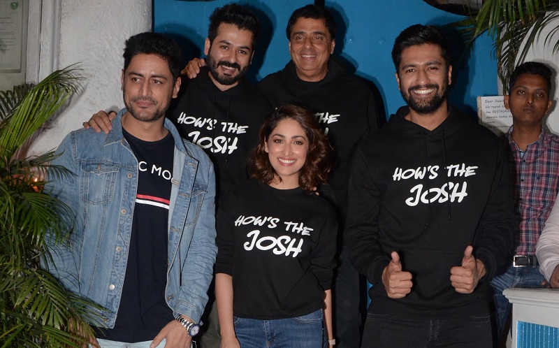 Uri Success Party Uri success party,Uri: The Surgical Strike,Uri Attack,uri box office collection,uri the surgical strike,uri movie,vicky kaushal,vicky kaushal uri,vicky kaushal movie,Yami Gautam,Yami Gautam uri,aditya dhar uri