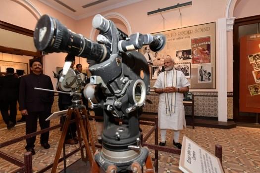 TV stars and Bollywood Biggies attend the inauguration the National Museum of Indian Cinema