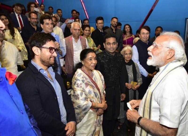 TV stars and Bollywood Biggies attend the inauguration the National Museum of Indian Cinema Prime Minister Narendra Modi,Kapil sharma,TV stars,bollywood,Manoj joshi,Tarak Mehta Ka Ooltah Chashma,Karan Johar,ar rahman,asha bhosle,Jeetendra,ekta kapoor,Indian Cinema,museum,National museum of Indian cinema,Aamir Khan,Manoj Kumar,rohit shetty,PM Mod