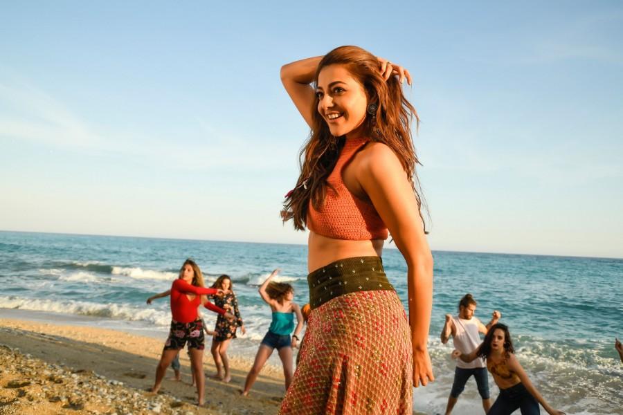 Kajal Aggarwal sizzles in Colourful Outfit Kajal aggarwal,hot kajal aggarwal,ranarangam,ranarangam pictures
