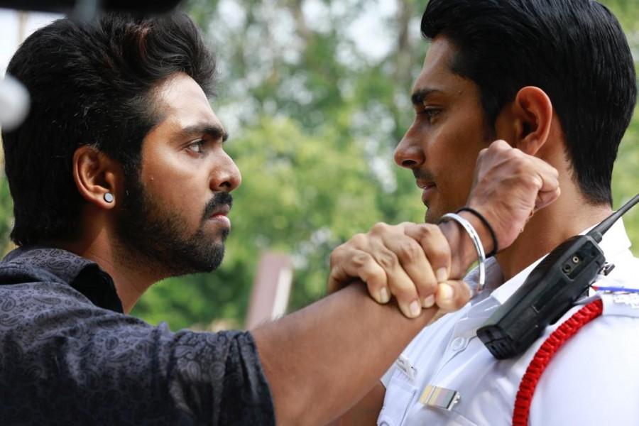 GV Prakash Kumar and Siddharth Sivappu manjal pachai,sivappu manjal pachai movie stills,sivappu manjal pachai photos,sivappu manjal pachai pics,tamil movie stills,siddharth,gv prakash kumar