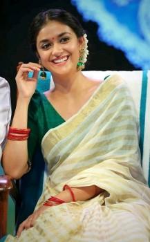 Keerthy Suresh takes part in Onam celebration