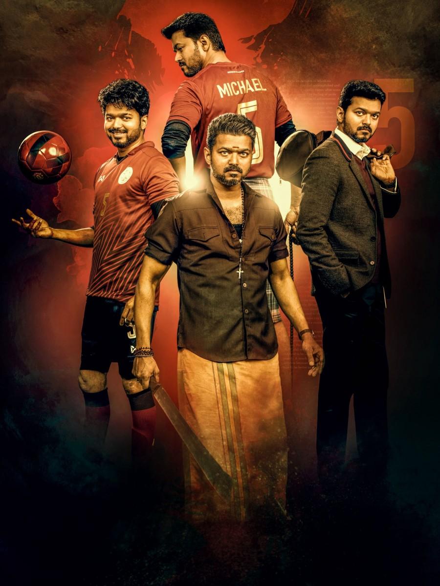 Bigil High Quality Photos Here are the HQ Pics of Thalapathy Vijay