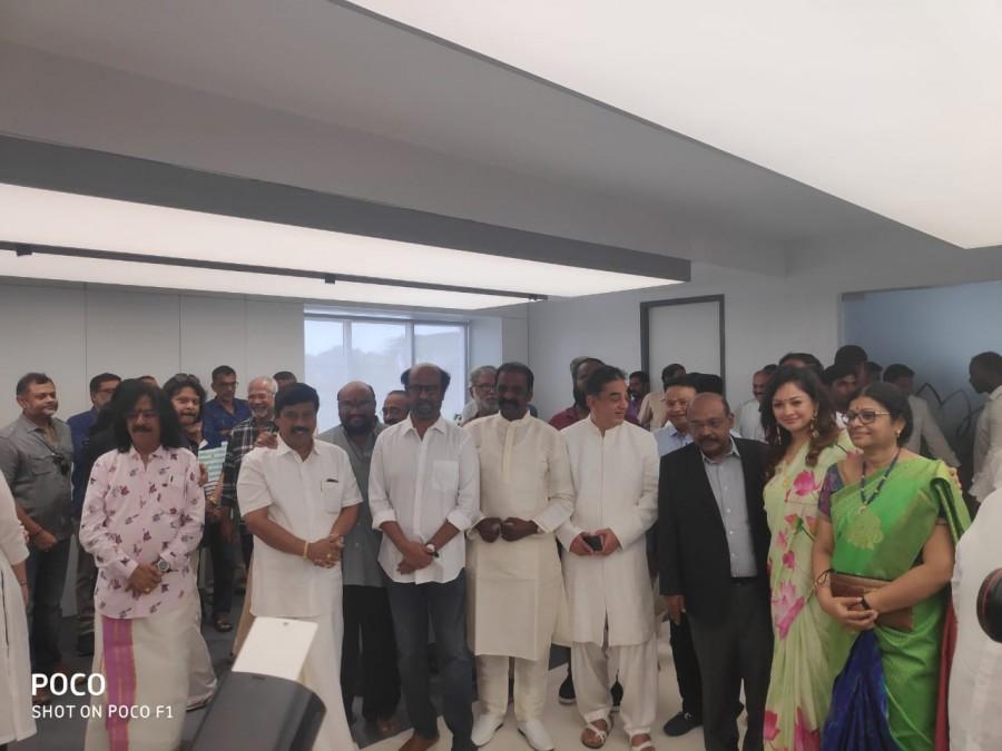 K Balachander's Statue Unveiled Kamal haasan,rajinikanth,k balachander,k balachander statue,kamal haasan birthday