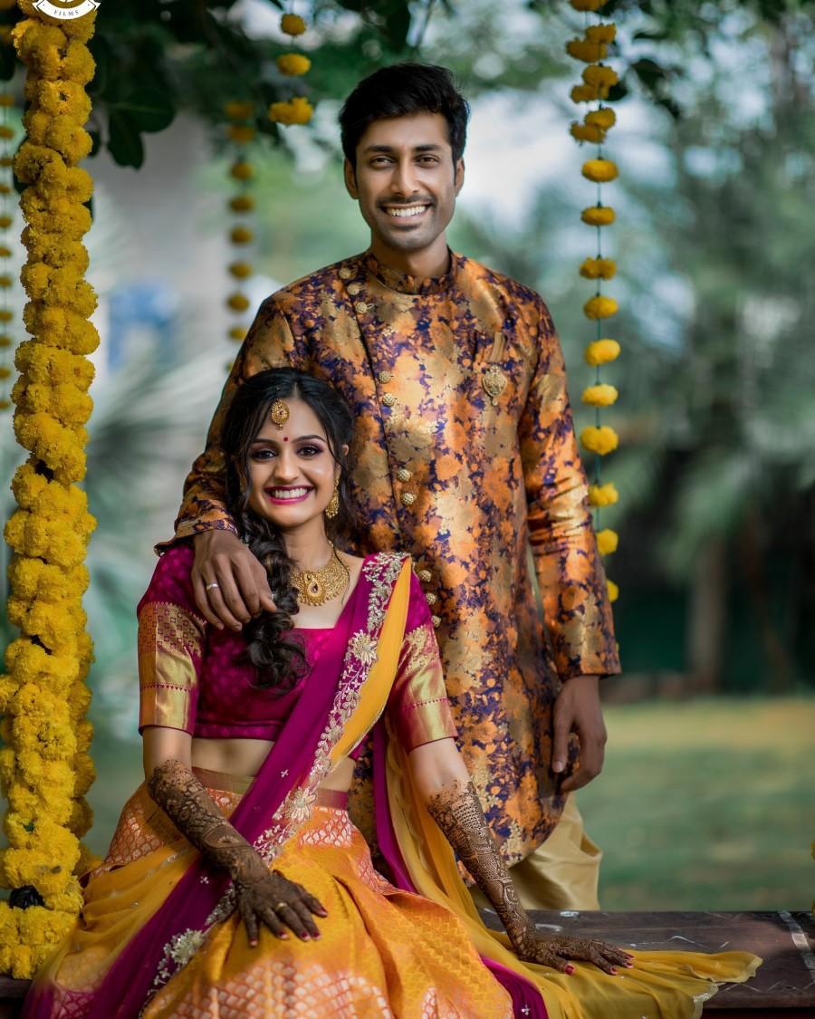 Rishi Weds Swathi Rishi,rishi wedding photos,kannada actor rishi,rishi wedding,kannada celebrity wedding,rj nethra