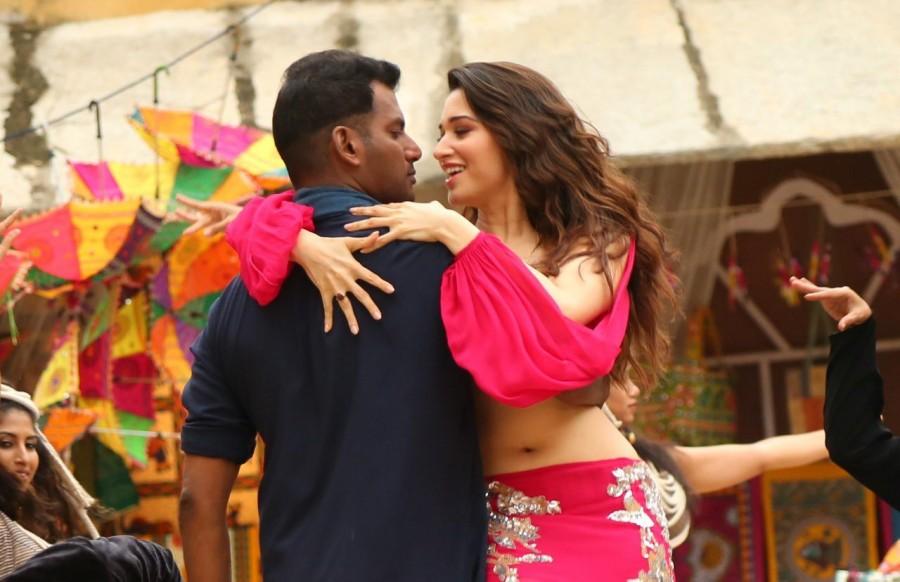 Vishal,vishal krishna,action,action movie stills,vishal action,tamannaah bhatia action