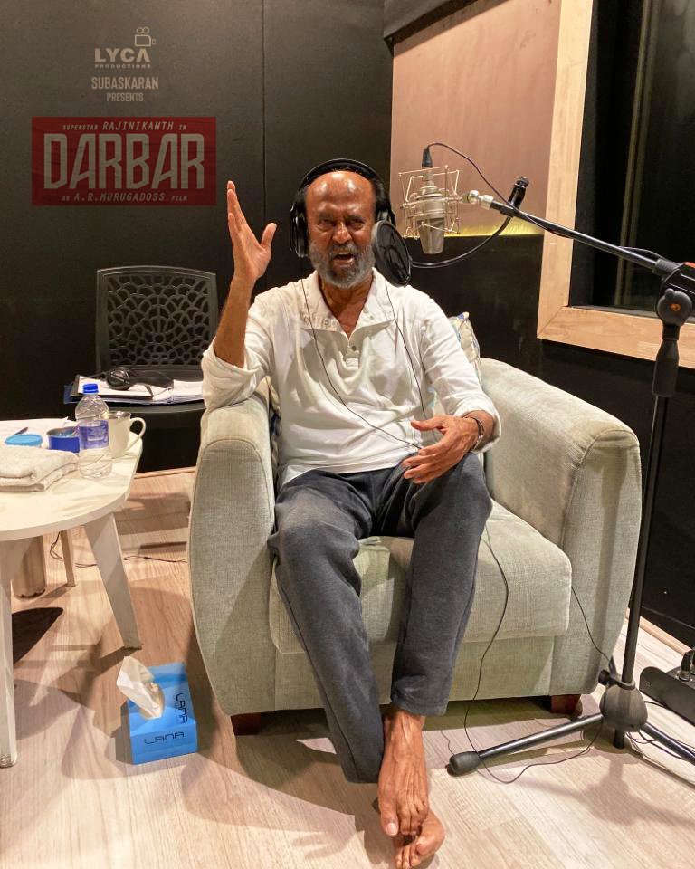 Rajinikanth Lending his Voice Rajinikanth,darbar,darbar photos,darbar poster,rajinikanth darbar poster,darbar pictures