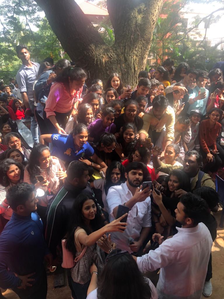 Dhruv Vikram Promotes Adithya Varma Dhruv vikram,adithya varma,dhruv adithya varma,dhruv vikram bangalore,bengaluru