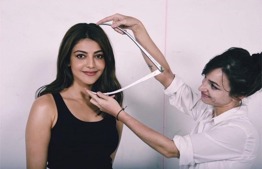 Kajal Aggarwal Prepping Up Kajal aggarwal,kajal aggarwal wax statue,kajal aggarwal madame tussauds,tamil actress madame tussauds,Madame Tussauds