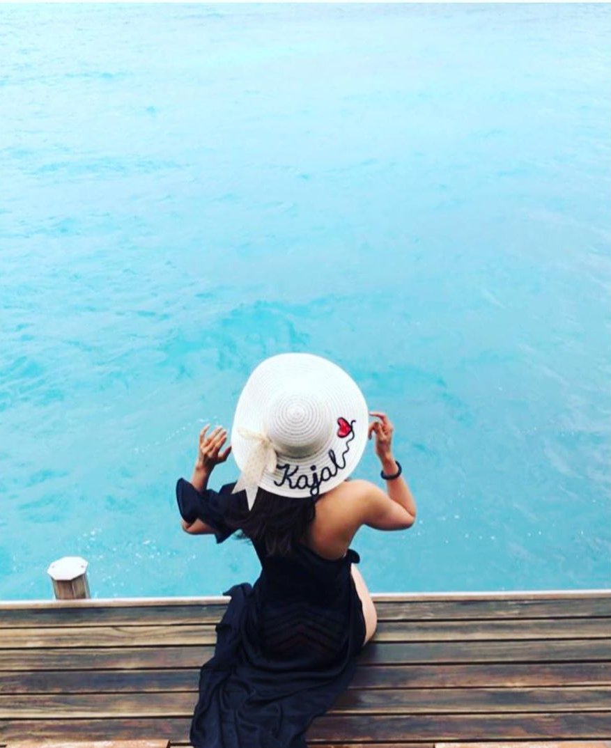 Kajal Aggarwal Sports Swimsuit in Maldives Kajal aggarwal,kajal aggarwal bikini,kajal aggarwal two piece bikini,bollywood actress bikini,tamil actress swimsuit