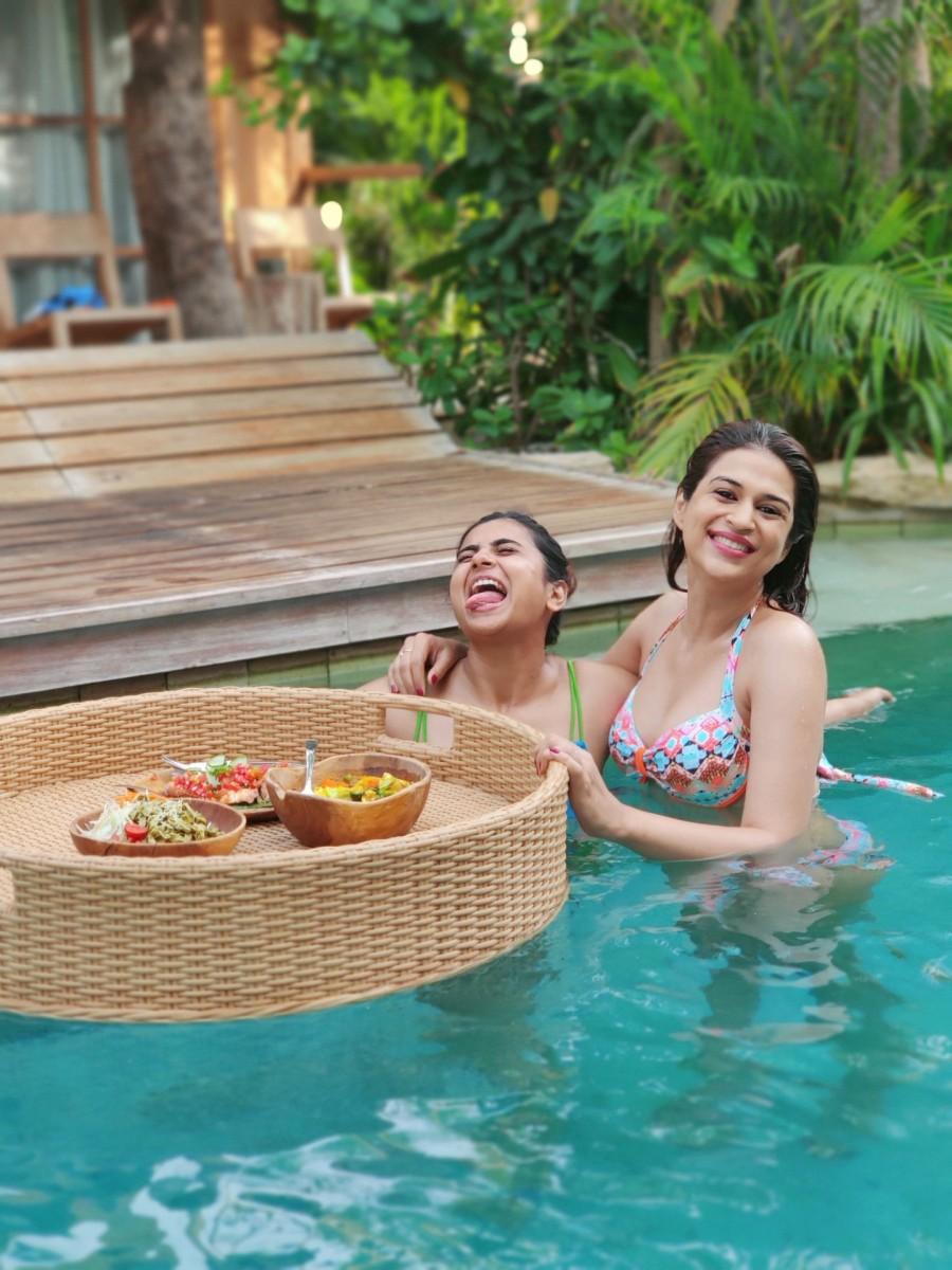 Bikini-clad Shraddha Das Enjoying her Time in Pool Shraddha das,shraddha das bikini,shraddha das two piece bikini,shraddha das swimsuit,telugu actress hot,shraddha das hot