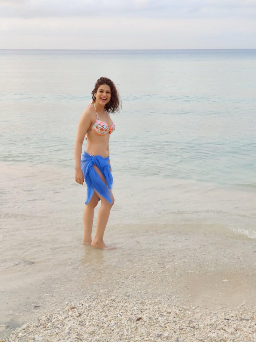 Shraddha Das Posing for Camera Shraddha das,shraddha das bikini,shraddha das two piece bikini,shraddha das swimsuit,telugu actress hot,shraddha das hot