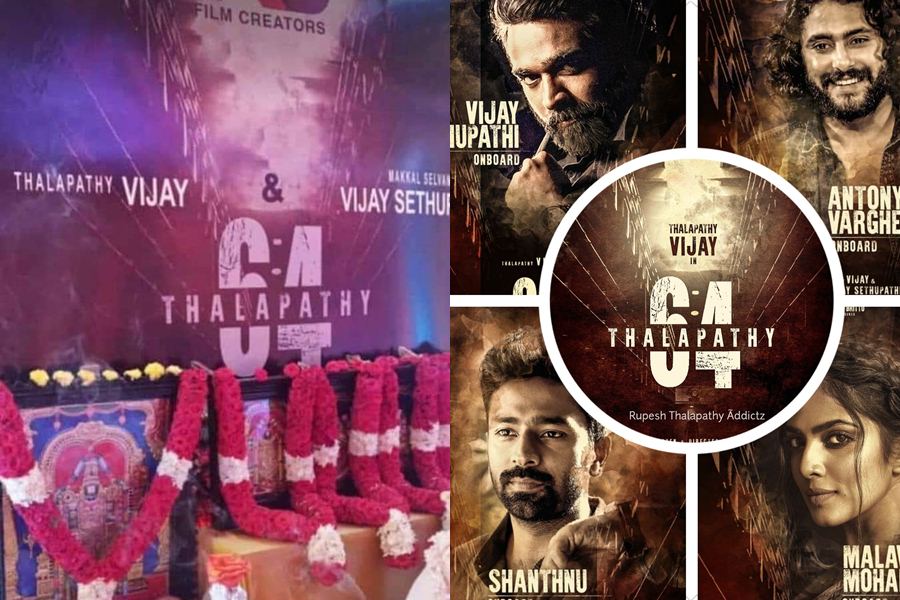 Master Launched Thalapathy 64,thalapathy 64 first look poster,thalapathy 64 movie title,thalapathy 64 title,thalapathy 64 name,thalapathy 64 movie name,vijay,thalapathy vijay,lokesh kanagaraj