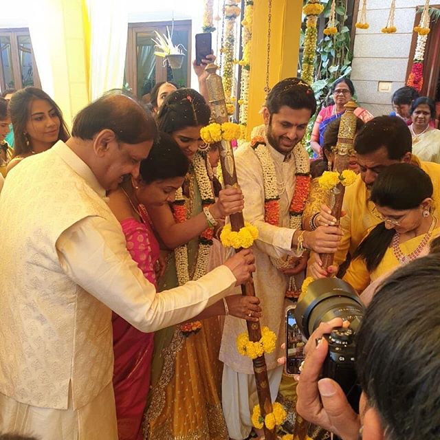 Nithin and Shalini's Engagement Nithin,nithin engagement,telugu actor nithin,Nithiin,Nithiin engagement