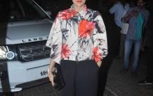 Karisma Kapoor Arrives at Annual day of Bright Start Fellowship International School