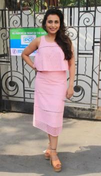 Rani Mukerji Snapped at Famous Studio Mahalaxmi