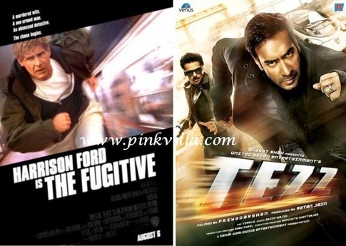 Tezz Copied from The Fugitive Movie Movie Poster Copied from Hollywood Movie,Copycat Bollywood film posters,Poster Copied,Bollywood Movie Posters copied from Hollywood,movie poster copied,movie poster,Hollywood Movie poster copied,Hollywood poster copied