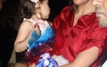 Lara Dutta with her daughter