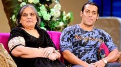 Salman Khan With His Mother Sushila Charak