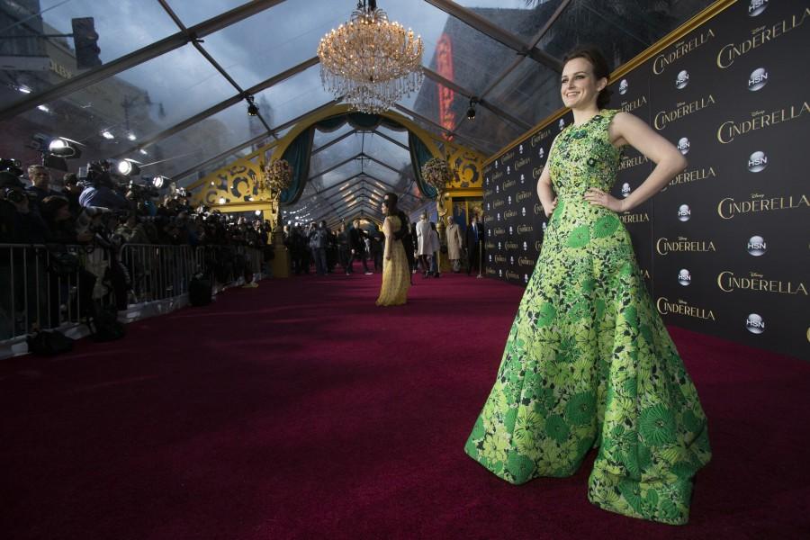 Sophie McShera (REUTERS) Cinderella,Lily James,Richard Madden,Holliday Grainger,El Capitan,star cast,premiere show,photos