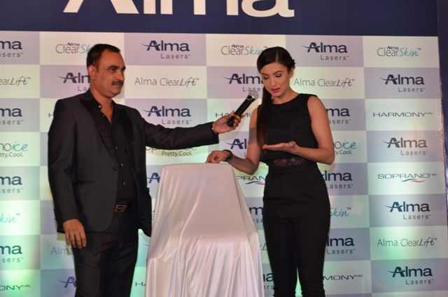 Gauahar Khan launches skin laser products Gauahar Khan,Gauahar Khan photos,Gauahar Khan launch event,Alma Lasers,skin laser products