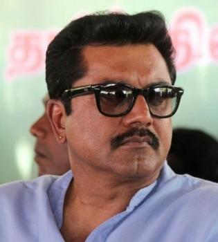 R Sarathkumar at Tamil Film Industry Protest Against Digital Cinema Service Providers
