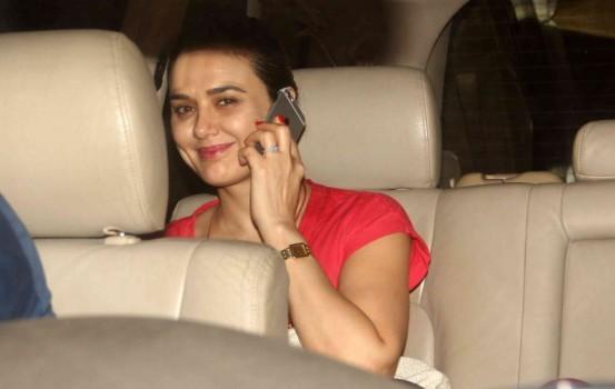 Preity Zinta at Bombay Velvet Special Screening at Sunny Super Sound