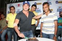 Sohail Khan announces Big FM biggest cricket fan winner in Mumbai.