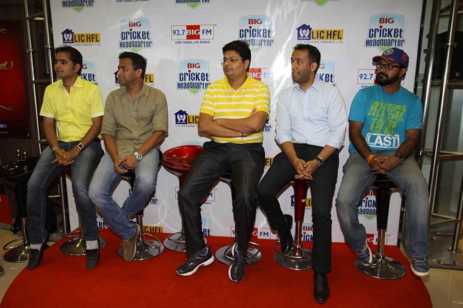 Sohail Khan and others attend Big FM event in Mumbai. Sohail khan,Big FM biggest cricket fan winner,ICC world cup,ICC World Cup Finals,Australia finals