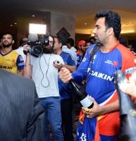Delhi daredevils,delhi daredevils celebration,zaheer khan,IPL,IPL celebration photos,Chennai Super Kings