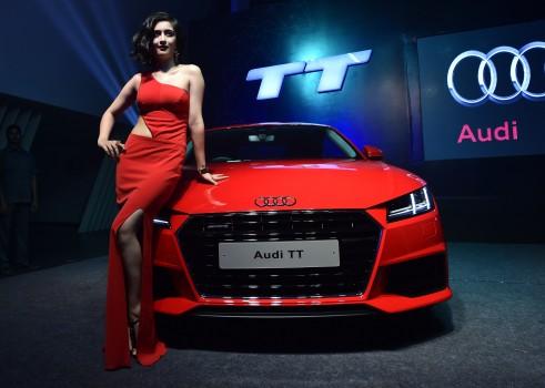 Akshara Haasan was spotted at Audi Showroom in Chennai.