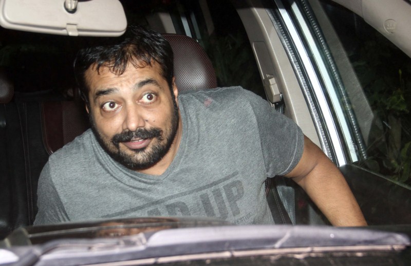 Anurag Kashyap Spotted At Ranbir Kapoor House Celebs Spotted At Ranbir Kapoor House,Ranbir Kapoor,actor Ranbir Kapoor,Karan Johar,Arjun Kapoor,Anuskha Sharma,Bombay Velvet,Bombay Velvet movie,bollywood movie Bombay Velvet