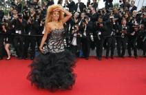 Afida Turner poses on the red carpet