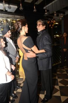 Amitabh Bachchan and Deepika Padukone at Piku Success Party