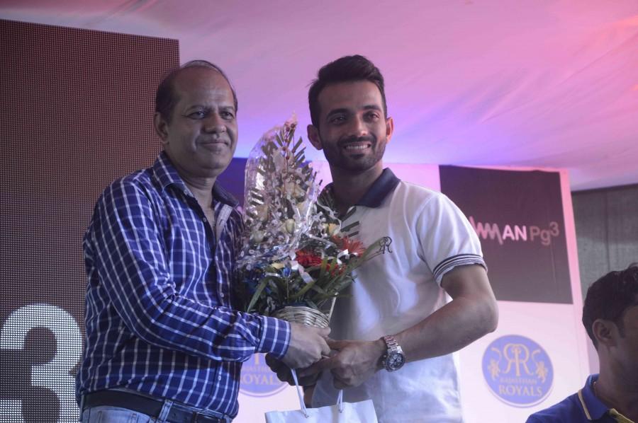 Rajasthan Royals Team Visit K Lounge Rajasthan Royals,Rajasthan Royals team photos,K Lounge,RR team,ipl 2015