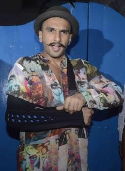 Ranveer Singh at Piku Success Party Hosted By Deepika Padukone at Olive Bar
