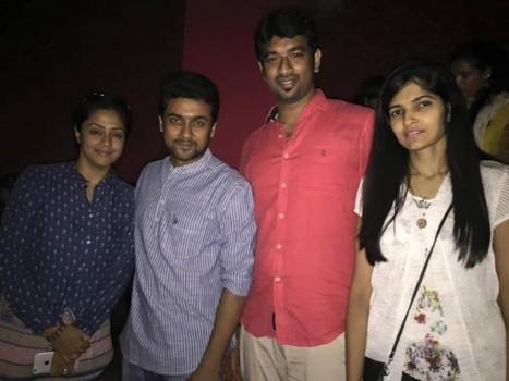 Suriya and Jyothika at 36 Vayadhinile Success Party