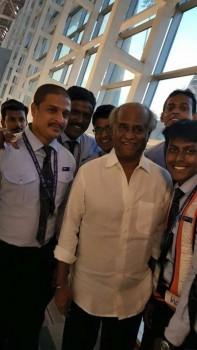 Superstar Rajinikanth Arrives for Manchu Manoj Wedding