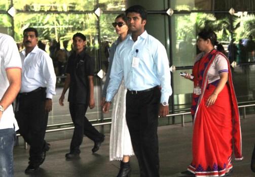 Sonam Kapoor Returns from Cannes Film Festival