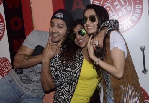 Varun Dhawan and Shraddha Kapoor at Red Fm 93.5