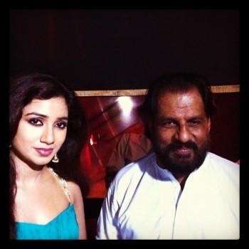 Shreya Ghoshal with Yesudas