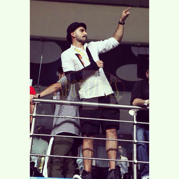 Ranveer Singh at IPL 2015 Final Ranveer Singh at IPL 2015 Final,Ranveer Singh,actor Ranveer Singh,Ranveer Singh watches IPL 2015 Final,IPL 2015 Final,IPL 2015 Final pics,IPL 2015 Final images,IPL 2015 Final photos,IPL 2015 Final stills
